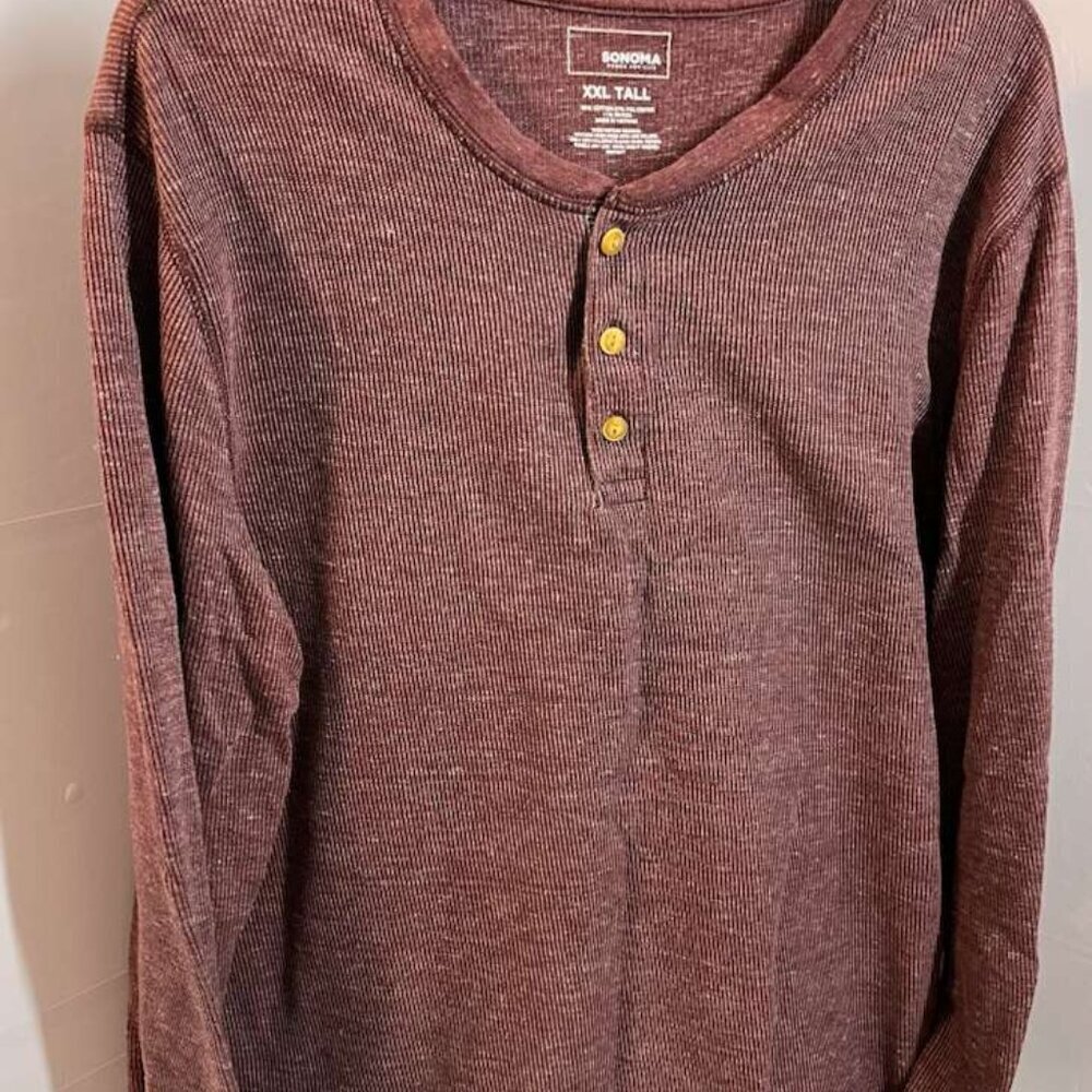 Sonoma Men's Thermal Tee Size XXL Tall